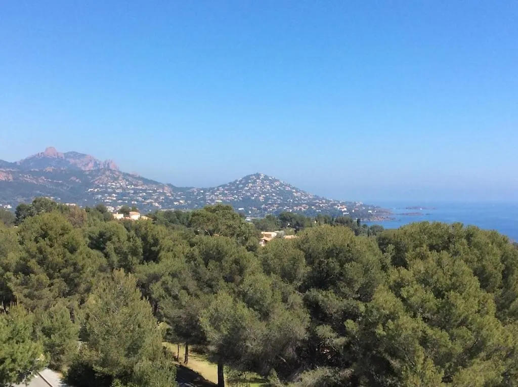 아파트 Agay, Cap Esterel, Magnifique Vue Mer Panoramique Et Massif De L'Esterel, Terrasse Sud, Acces 5 Piscines, Parking, Dernier Etage, Classe 3 Etoiles, Site Naturel De Reve Saint-Raphaël 프랑스